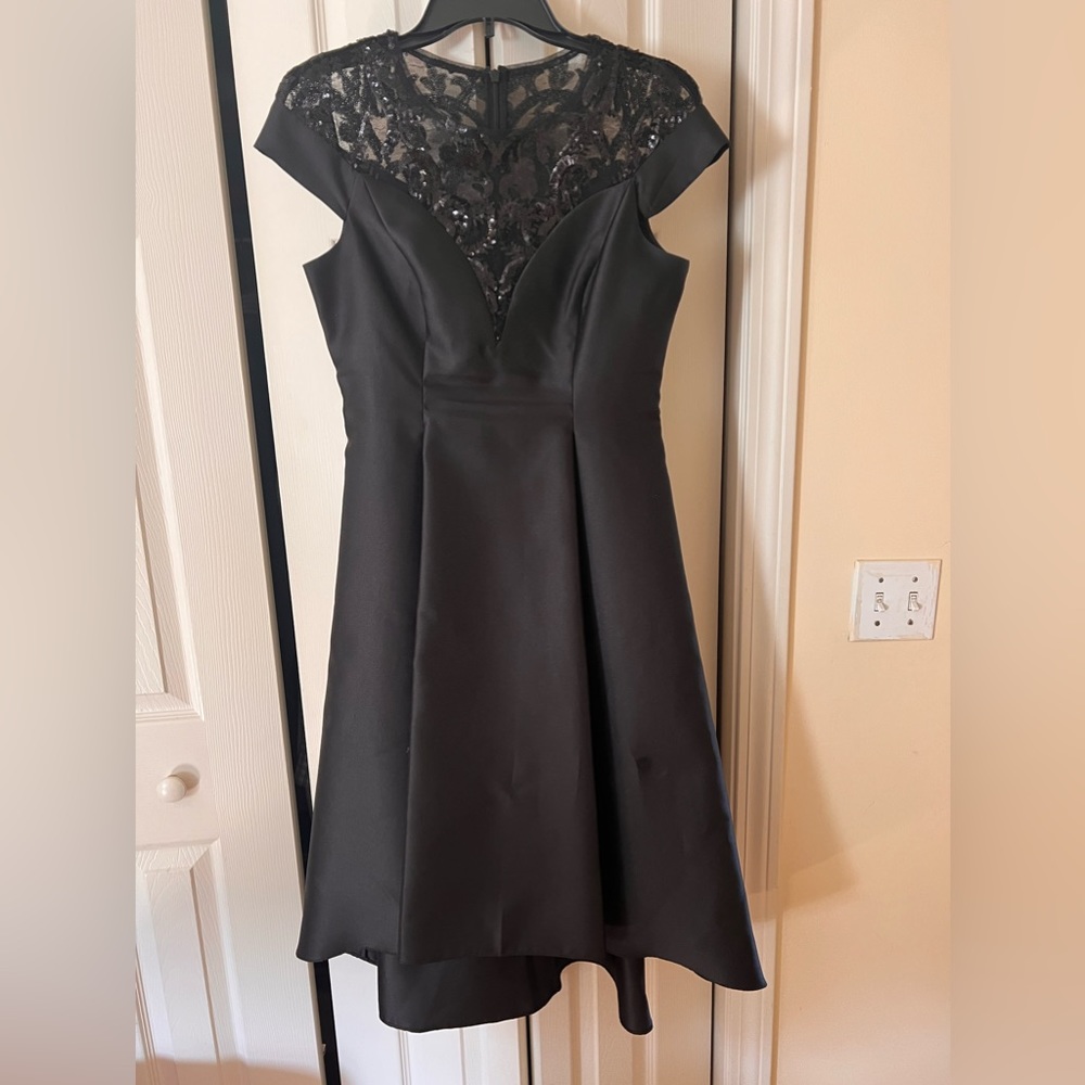 Elegant black evening gown